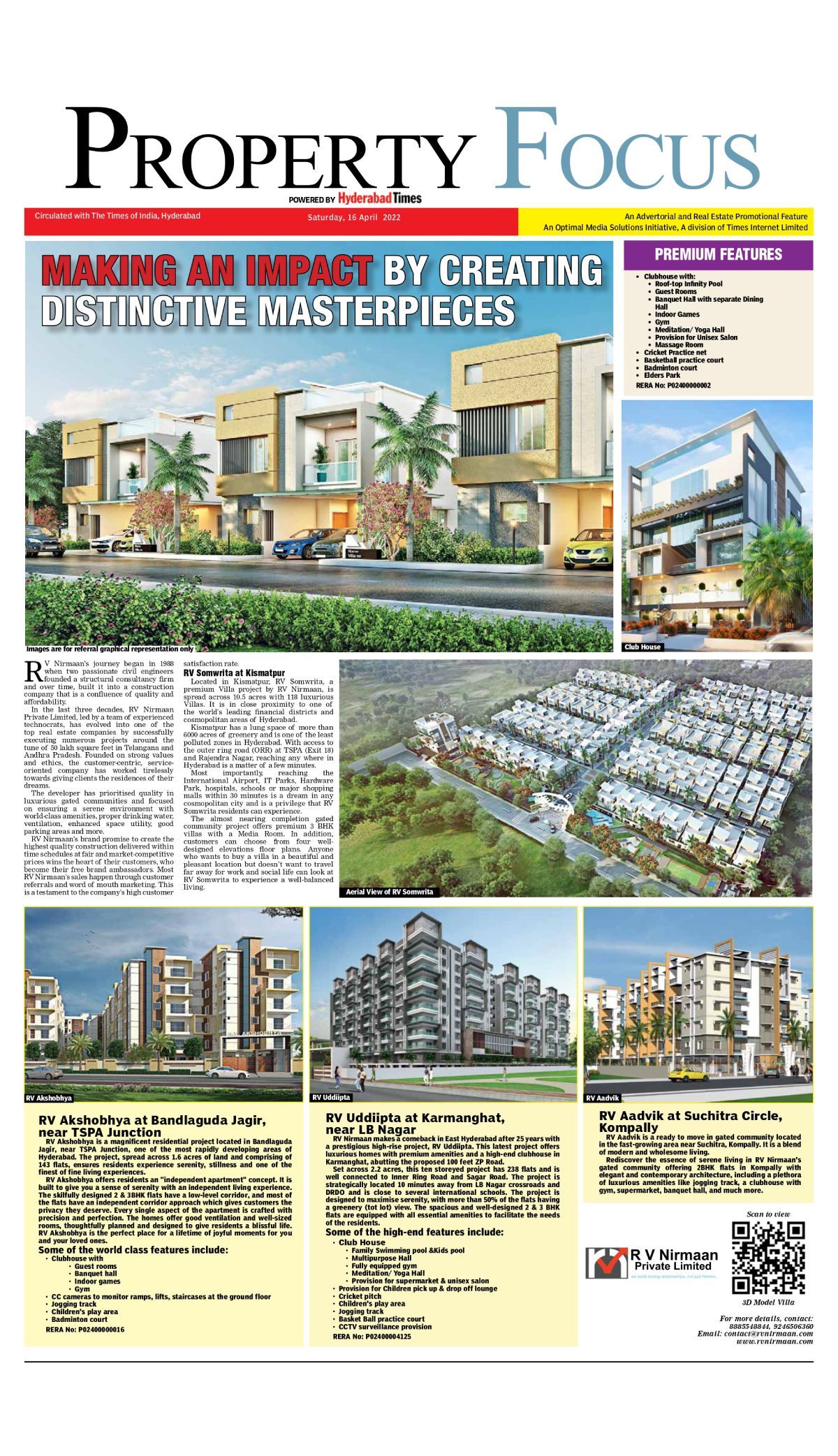RV Nirmaan Times of India Article.jpg